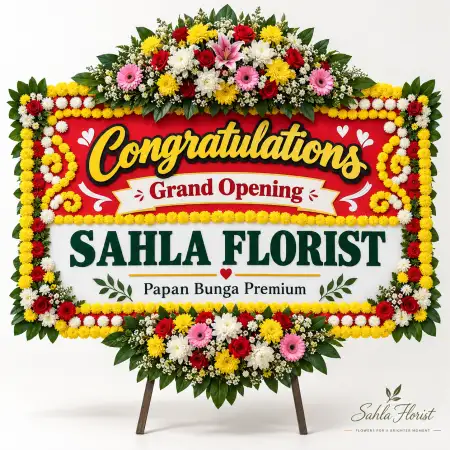Papan Bunga Ucapan Selamat Sigi