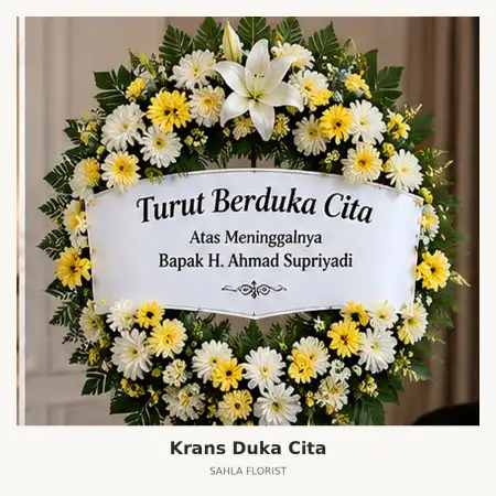 Krans Bunga Duka Sigi